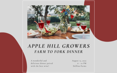 Apple Hill Growers Farm to Fork Dinner