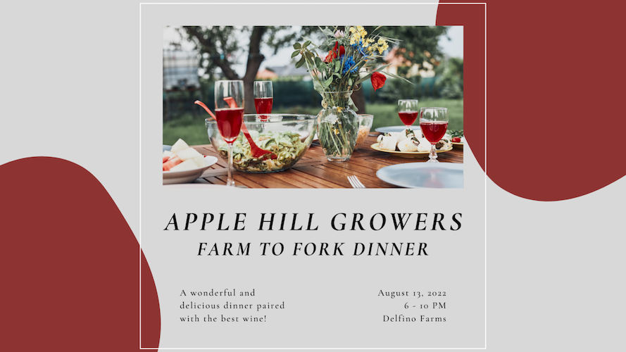 Apple Hill Growers Farm to Fork Dinner El Dorado County | Farm Trails El Dorado County