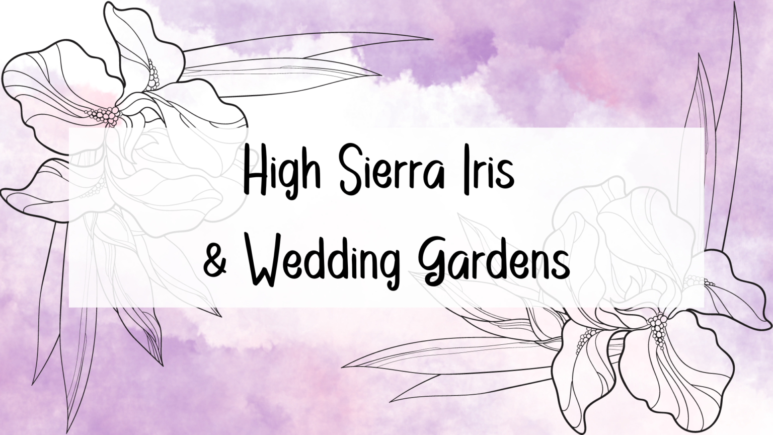 High Sierra Iris & Wedding Gardens 2022 | Farm Trails El Dorado County