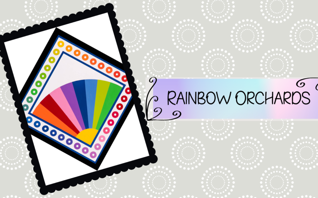 “Rainbow Fan with Donut Border” – Rainbow Orchards