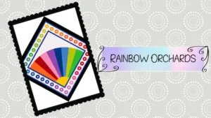Rainbow Fan with Donut Border Rainbow Orchards | El Dorado County Farm Trails