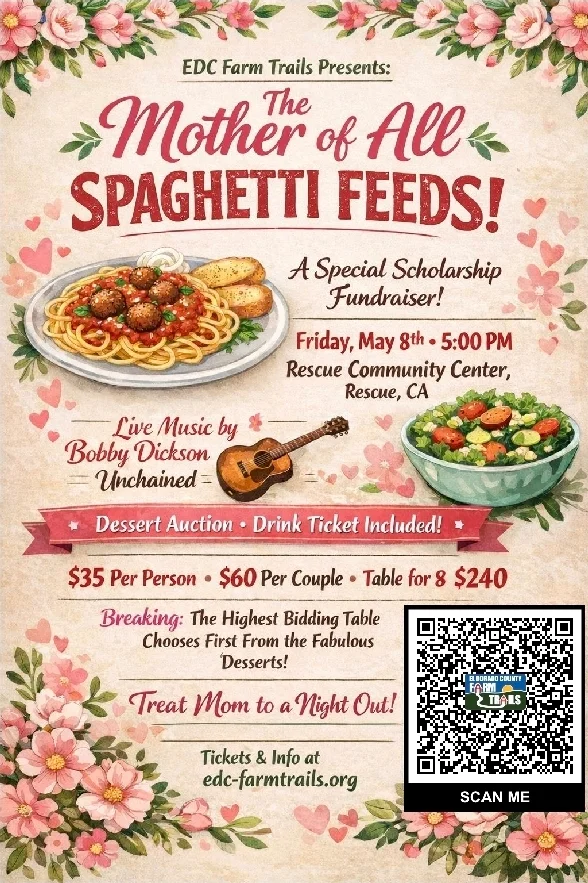Mothers Day Spagetti Feed _ Farm Trails El Dorado County